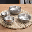 Axyaa Stainless Steel Seasoning Dish - Small Salad Bowl for Western Restaurants