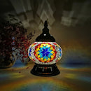 Axyaa Hand-inlaid Glass Mosaic Turkish Night Lamp for Bedroom Living Room