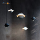 Axya Cement Planet Pendant Light for Creative Bar and Bedside Ambiance