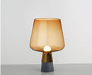 Nordic Glass Concrete Table Light by Axyaa - Creative Metal Lamp with E27 Fixture