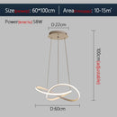Axyaa Modern Nordic Style LED Chandelier for Dining Room and Kitchen