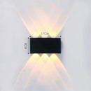 Axyaa Dual-Head LED Wall Light IP65 Waterproof Modern Aluminum Wall Lamp