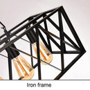 Axyaa Vintage Iron Loft Chandelier for Living Dining Room, Bar, Cafe Restaurant.