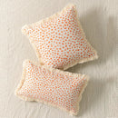 Axyaa Floral Cushion Cover with Tassels - Home Decor for Living Room, Bedroom, Chair