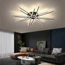 Axyaa Modern Gold & Black LED Ceiling Chandelier for Home & Restaurant