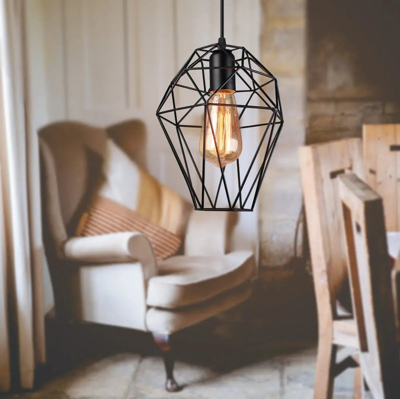 Axya Birdcage Diamond Ceiling Pendant Light for Stylish Home Décor