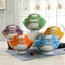 Axya Lucky Cat Ceramic Soup Salad Bowl Set
