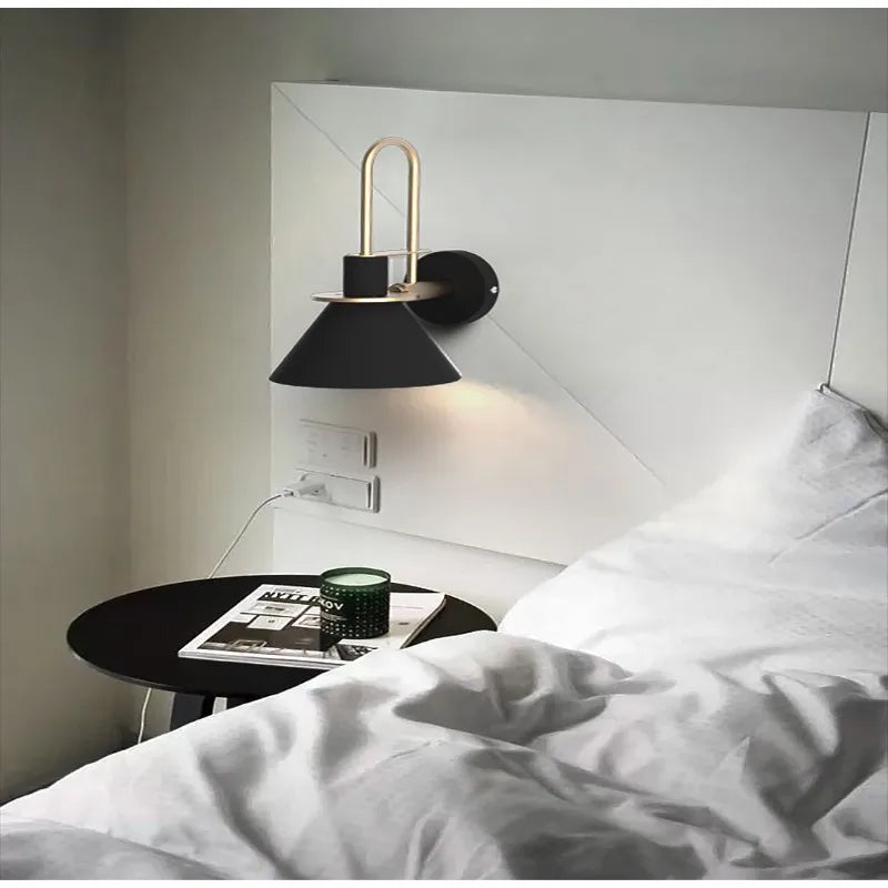 Axyaa Modern Metal LED Wall Lamp, Nordic Style Home Light Fixture