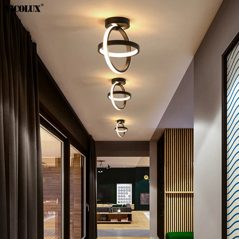 Axya Modern LED Ceiling Lights: Hall Entrance Balcony Lighting Solutions