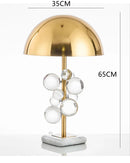 Axyaa Crystal Table Lamps Colorful, Elegant Hotel Room Lighting