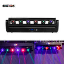 Axyaa 6X500MW Beam Linear Strobe Moving Head Light for Bars, KTV, Stage Lighting