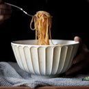 Axya Handmade Ramen Bowl Set - Jingdezhen Ceramic Noodle Salad Rice Dumpling Bowl