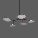 Axyaa Molecular UFO Gold Chandelier, Modern Nordic Designer Lighting for Home Decor