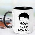 Axyaa Friends TV Show Ceramic Coffee Mug 350ml Black & White - Boy Friends Gift