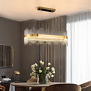 Axyaa Crystal Chandelier Pendant Light Modern Luxury Dining Room Hall Lamp