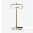 Nordic Gold Iron Table Lamp for Living Room, Bedroom, Study - Axyaa Glass Standing Lamp