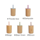 Axya Baby Straw Cup: BPA-Free Silicone, Detachable Bamboo, Learning & Soft Straw Cup