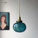 Axyaa Modern Glass Ceiling Chandelier: Minimalist LED Crystal Pendant Lights