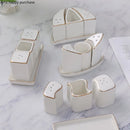 Axya Seasoning Jar Set: Hotel Restaurant Decor Milk Tank & Tissue Holder