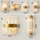 Axya Nordic Crystal Wall Lamp for Luxe Interior Decor