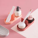 Axyaa Drain Storage Rack Sponge Soap Holder - Bathroom & Kitchen Organizer