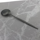 Axyaa Black Matte Cutlery Set - Stainless Steel Dinnerware Flatware Set