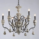 Axyaa Retro Resin LED Chandelier for Home Decor and Lighting