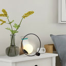Axyaa Round LED Desk Lamp Iron Bracket Modern Minimalist Table Light