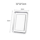 Axyaa Stainless Steel Metal Tray Fruit Serving Plate Kitchen Tool