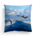 Axyaa Lion Dolphin Horse Cushion Cover 45x45cm - Home Sofa Car Pillow Cover