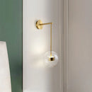 Axya Adjustable Iron Art Wall Light for Living Room Decor