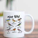 Axyaa Bird Lover's 11oz Ceramic Coffee Mug - Creative Photography & Animal Protection Gift