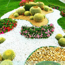 Axyaa Green Belt Plastic Garden Fence - Lawn Edging Border Barrier Stone Isolation