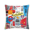 Axyaa Nordic Linen Graffiti Cushion Cover for Sofa Decoration