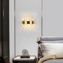 Axyaa Crystal Glass Wall Lamp for Living Room, Bedroom, and Corridor Lighting