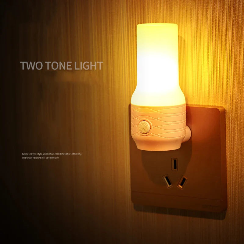 Axya LED Night Light Wall Lamp with Dimming Switch - 2 Color Options