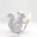 Axyaa Squirrel Night Lamp: Nordic Cute Animal Kids Room Decor
