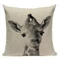 Axyaa Animal Print Cushion Covers - High Quality Decorative Pillows for Sofa