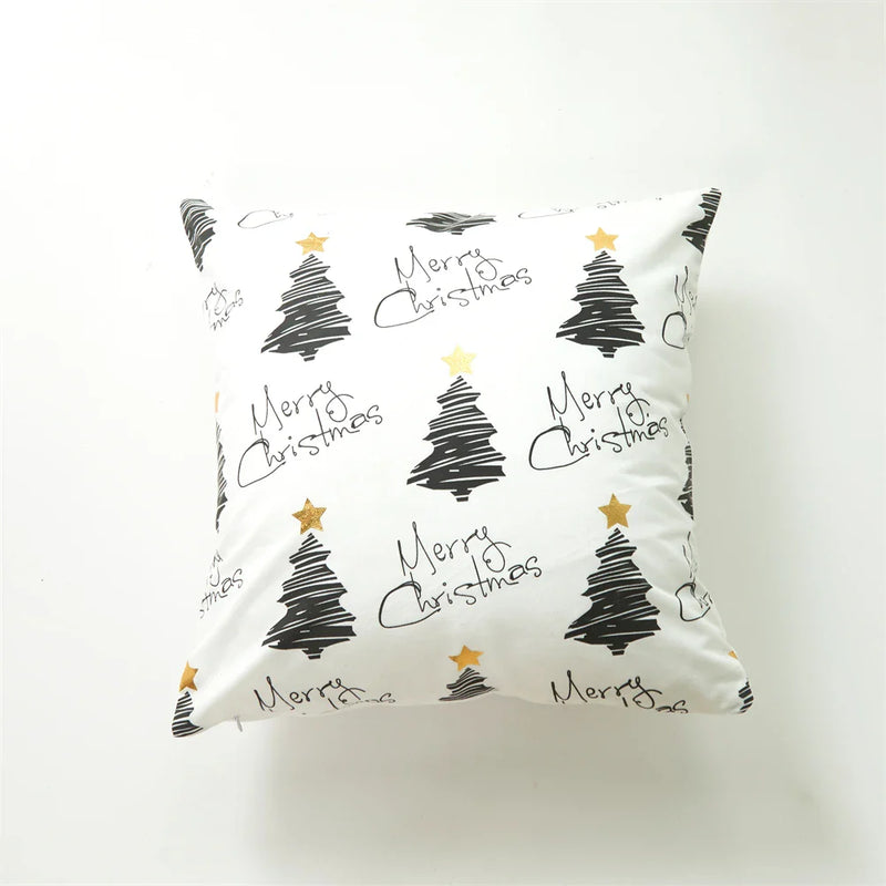 Axyaa Christmas Cushion Cover 18x18 Modern Home Decor Gift