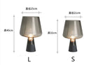 Nordic Glass Concrete Table Light by Axyaa - Creative Metal Lamp with E27 Fixture