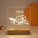 Axyaa Personalized 3D LED Name Nightlight - Kids Bedroom Decoration & Gift