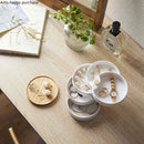 Axya Rotating Jewelry Storage Box with 5 Layers - Desktop Earring Organizer