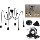 Axyaa Spider Chandelier Modern Pendant Lights E27 Industrial Ceiling Fixture