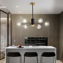 Nordic Glass Ball Chandelier Light by Axyaa - Modern Spotlight Pendant Lamp