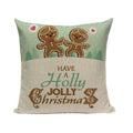 Axyaa Christmas Birthday Cushion Cover 45X45cm - Bedroom Sofa Decor Cojines