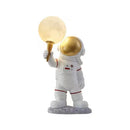 Moon Astronaut Desk Lamp by Axyaa: Creative 3D Moon Design for Children's Room & Bedroom