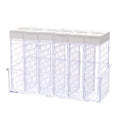 Axyaa Spice Storage Jars Set, Transparent Double-Sided Opening Containers