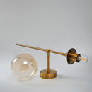 Golden Round Glass Ball Wall Lamp by Axyaa: Nordic Design LED Wall Lights