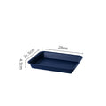 Axyaa Nordic Plastic Serving Tray: Rectangular Kitchen Dinnerware & Organizer