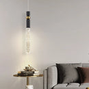Axyaa Modern Gold Crystal Pendant LED Chandelier for Home Décor